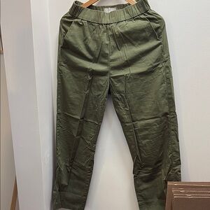 Everlane The Easy Pant in Fern, size 6